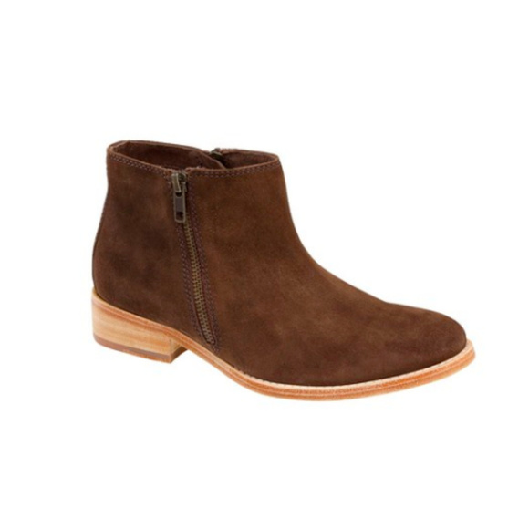 Johnston & Murphy Genuine Suede Zip Bootie - Picture 3 of 8